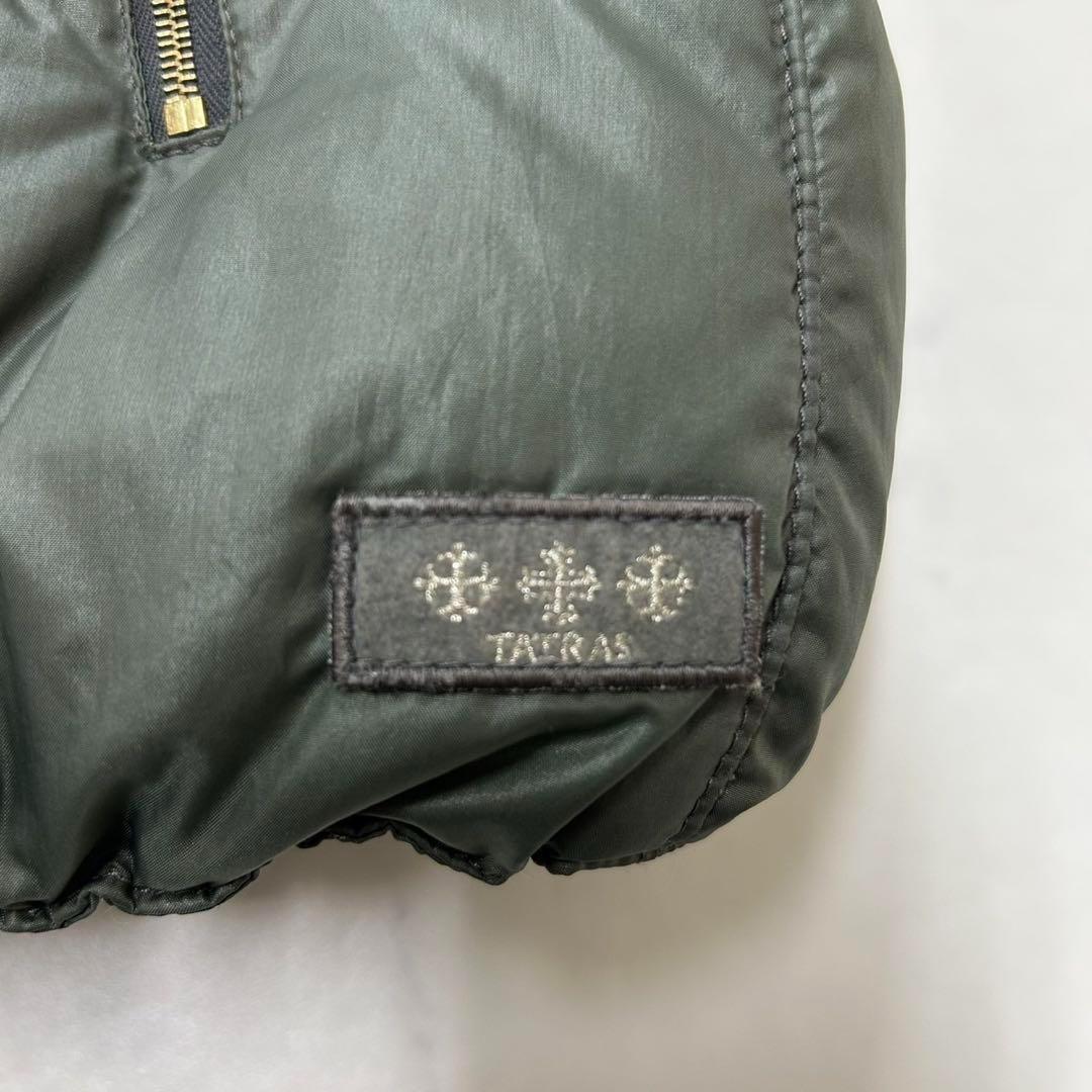 美品✨タトラス ダウンベスト ファー LTA-4128-10 サイズXS
