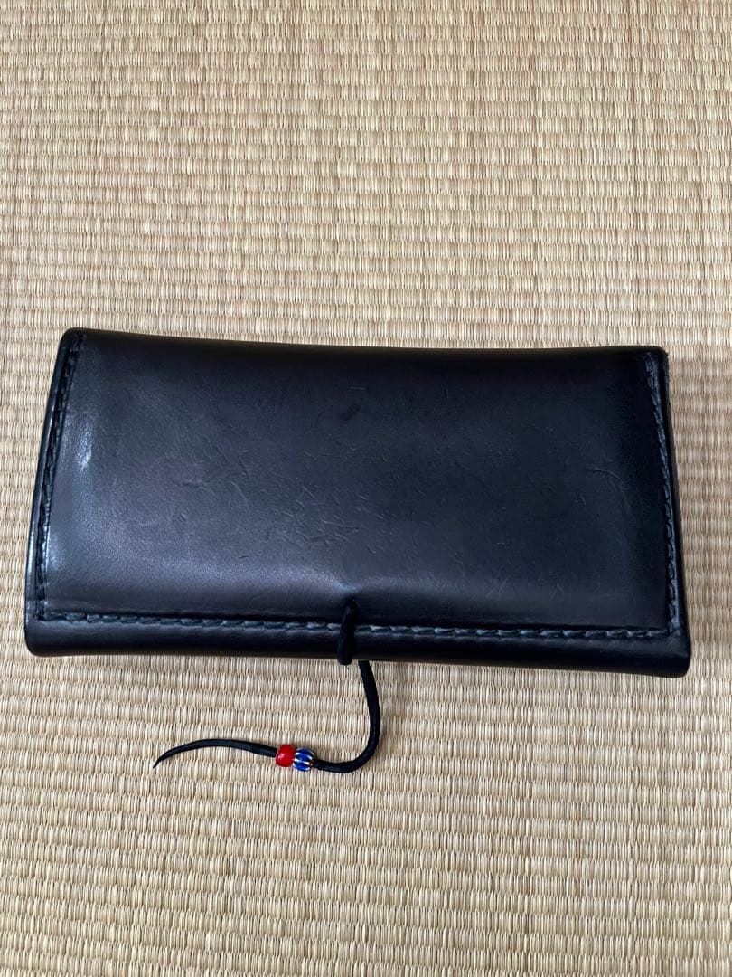 美品❗️ ゴローズ　三つ折りロングウォレット　ブラック　おまけ付き❗️