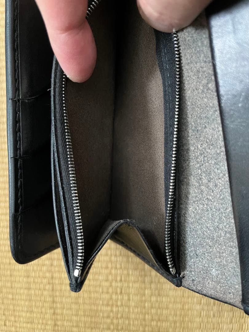 美品❗️ ゴローズ　三つ折りロングウォレット　ブラック　おまけ付き❗️