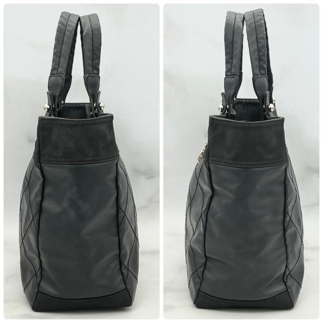 シャネル パリビアリッツ MM ブラック トート A4可 肩掛け ココチャーム