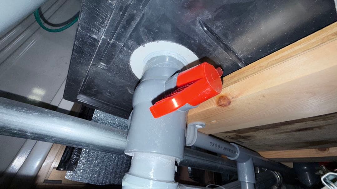 【超希少】業者用 特注大型60×40×36水槽 86L 排水バルブ付き ②