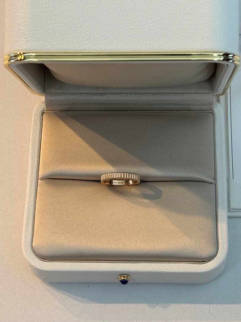 【極美品】ブシュロン キャトル グログラン リング PG #53 保証書•箱