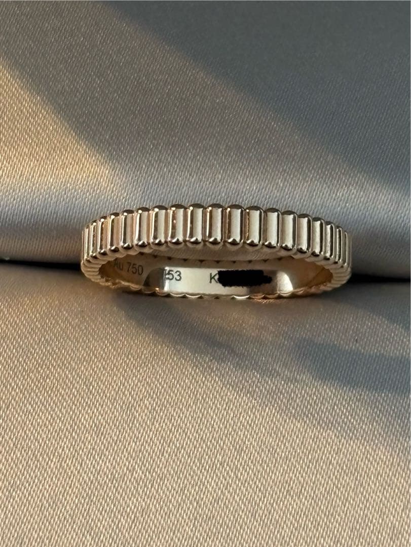 【極美品】ブシュロン キャトル グログラン リング PG #53 保証書•箱