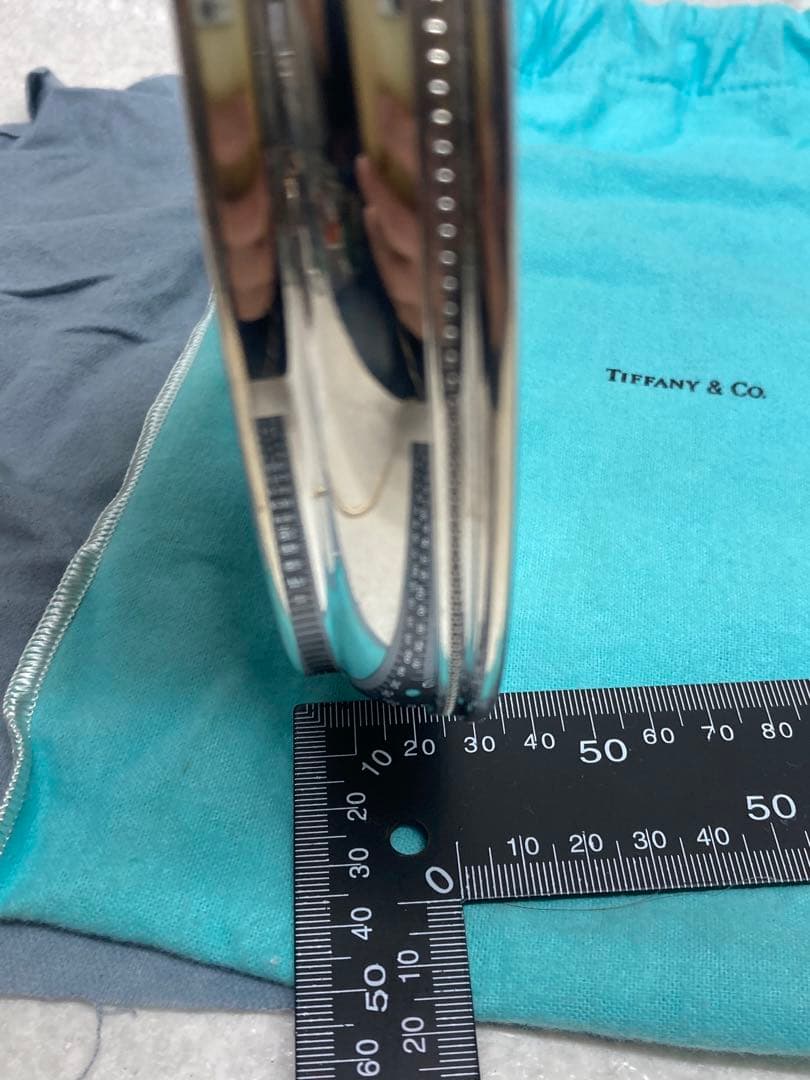 TIFFANY&Co. ティファニー ピュータートレイ シルバー ラウンドトレー