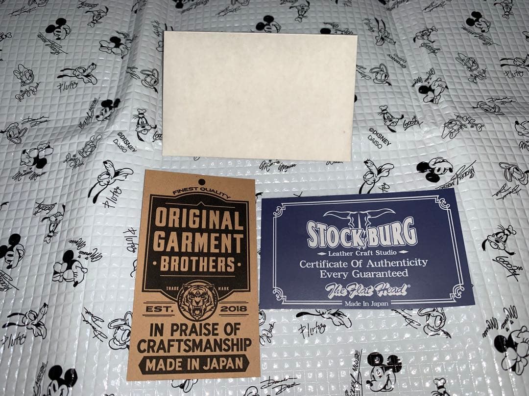 ORIGINAL GARMENT BROTHERS OG-6 馬革　新品