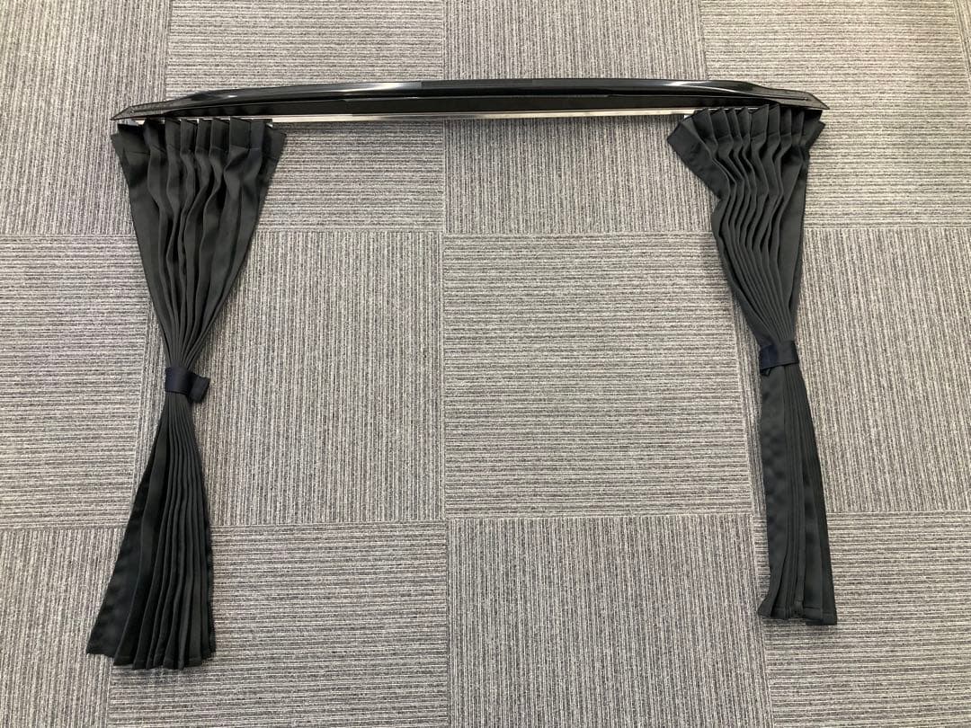 KAZOZ Creation ブラック プリーツカーテン