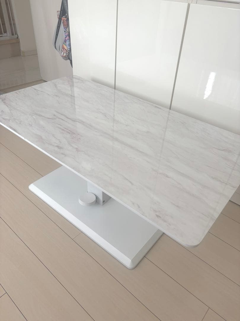 田*中様 .*・゜大理石調 昇降式 センターテーブル 100×60cm・*.