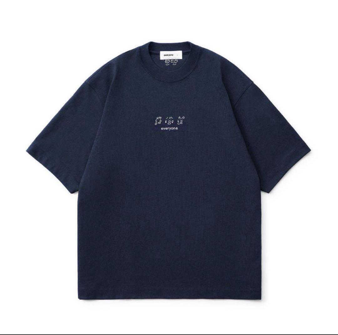 everyone j.30000 buddies tee NAVY L シャツ