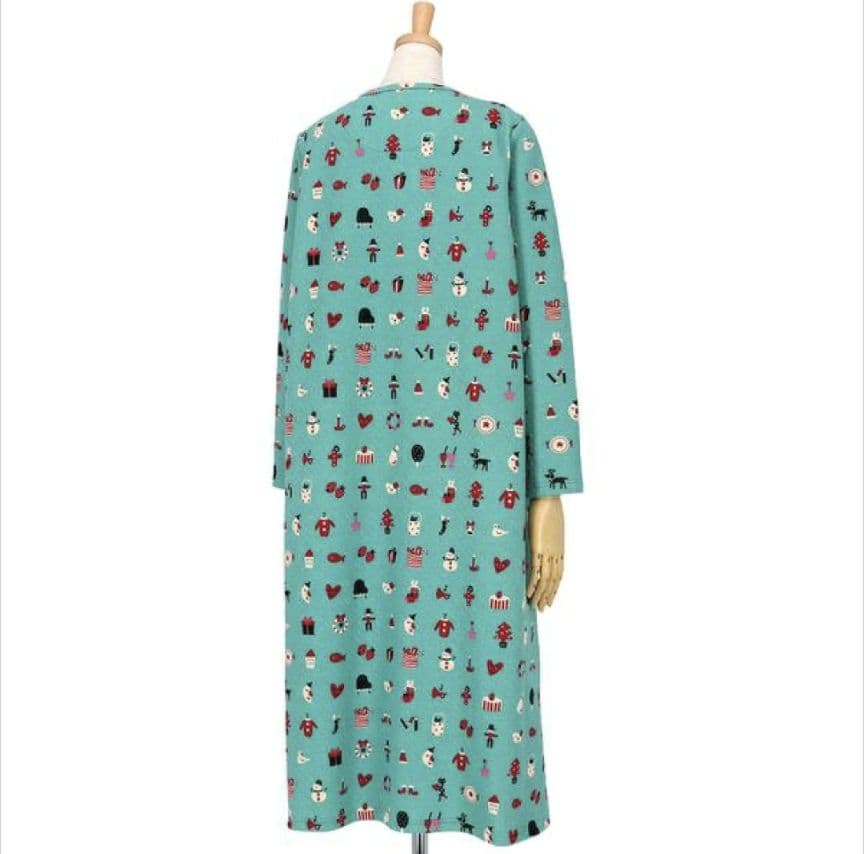 新品タグ付き ワコール マタノアツコ パジャマ ワンピ ルームウェア キルト