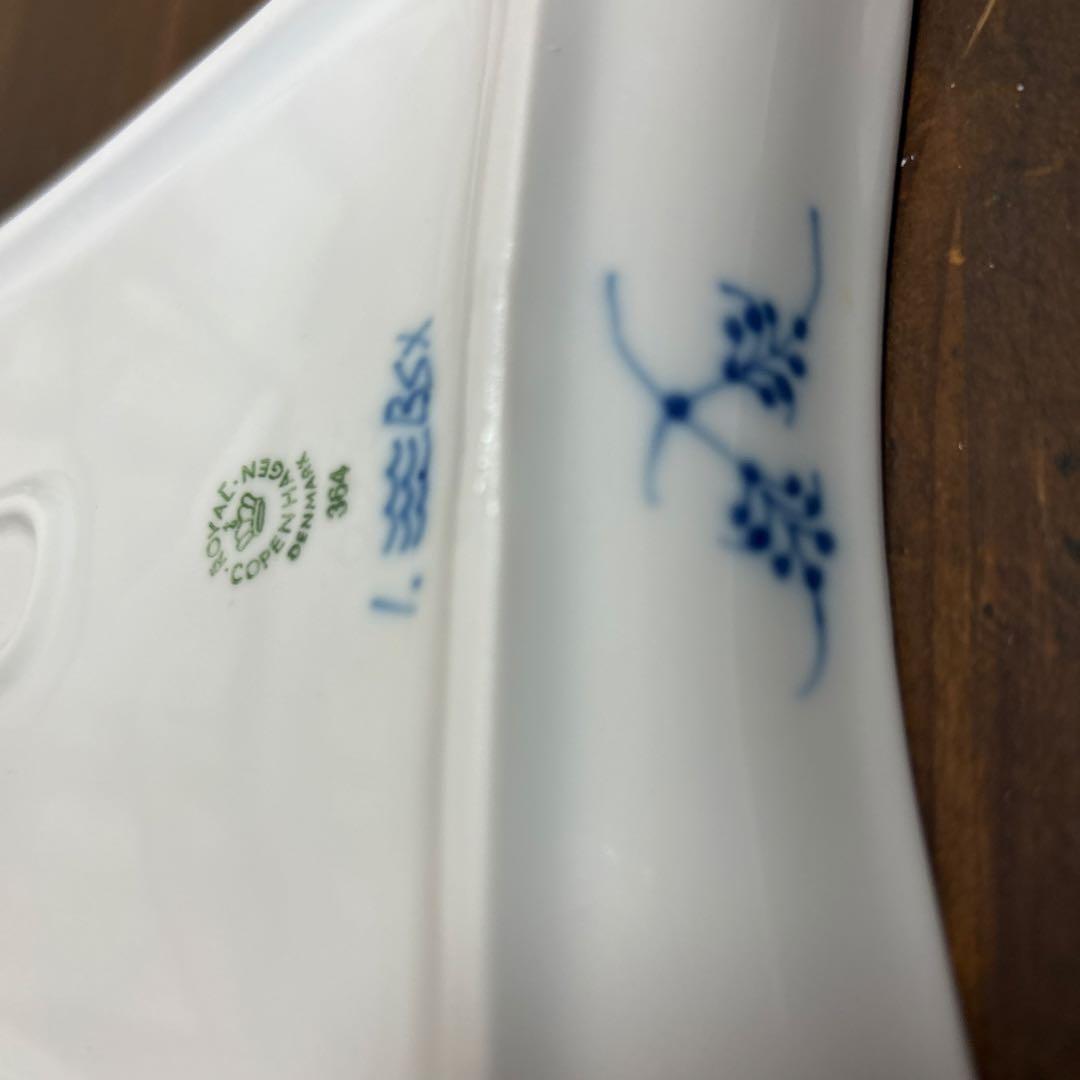 希少　ロイヤルコペンハーゲン ブルーフルーテッド ジャパニーズ 角皿　デンマーク