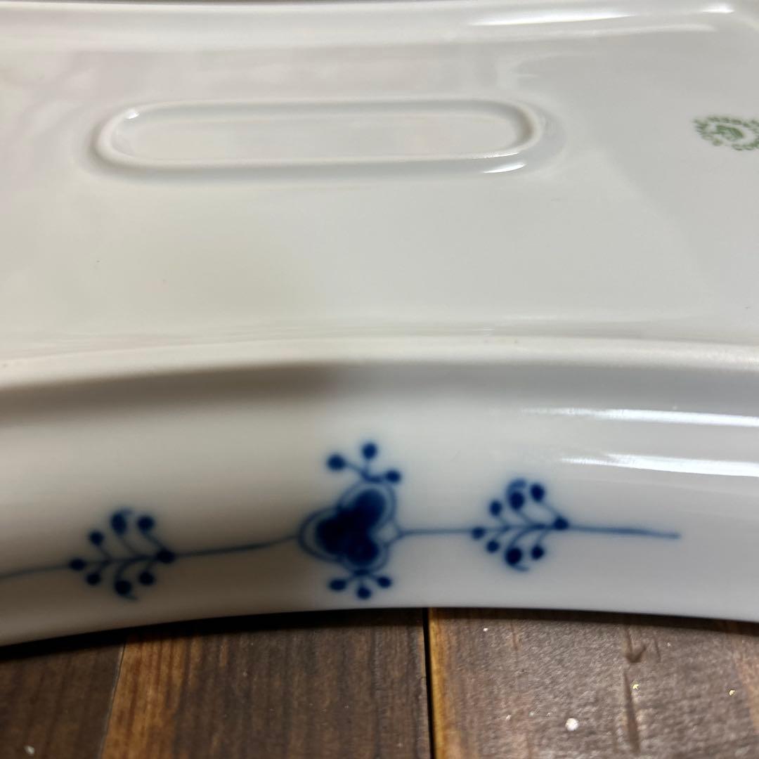 希少　ロイヤルコペンハーゲン ブルーフルーテッド ジャパニーズ 角皿　デンマーク
