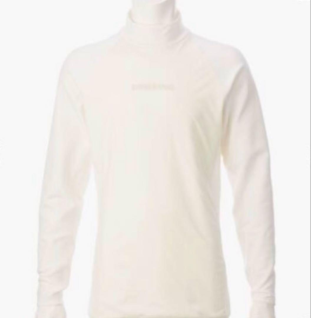新品未使用タグ付BRIEFING メンズウィンドブロックハイネック ホワイトM
