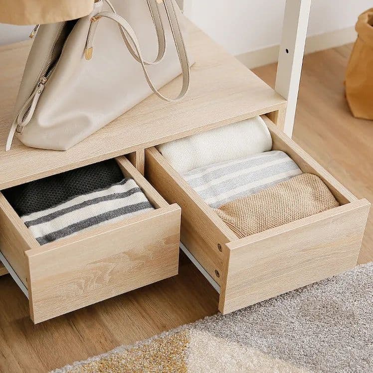 [幅90] デスク 収納ラック デスクセット 木目 スチール脚