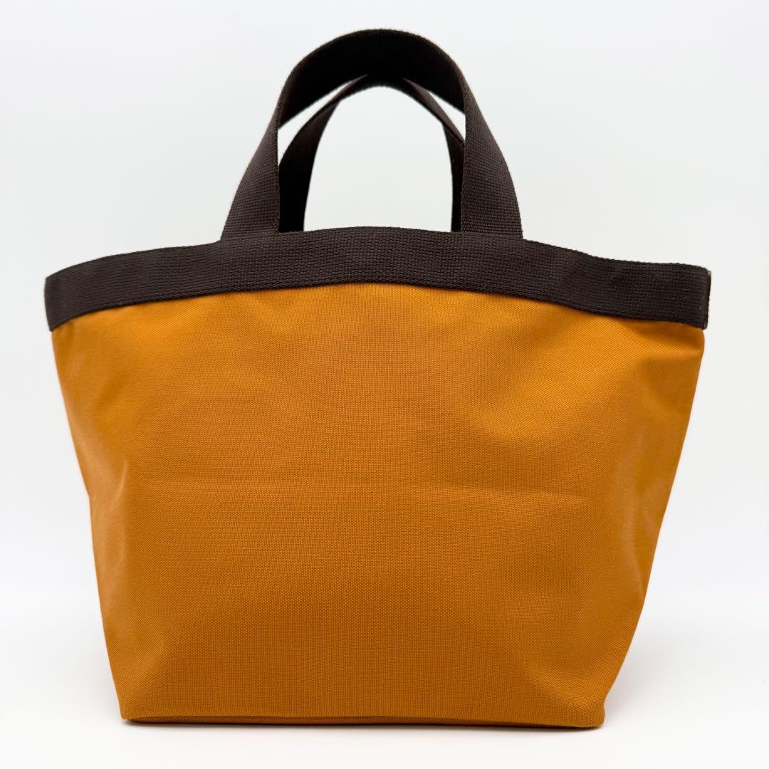 【未使用級】エルベシャプリエ 707C コーデュラ舟型トート ブリック× モカ