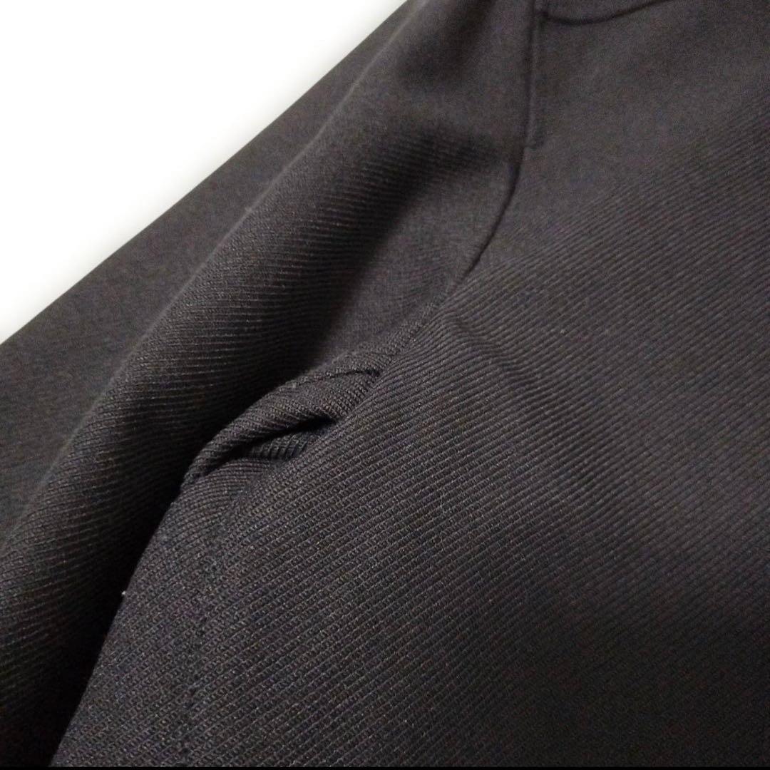 Theory　セオリー　メンズ　ステンカラーコート　黒　40 （L）ダブルジップ