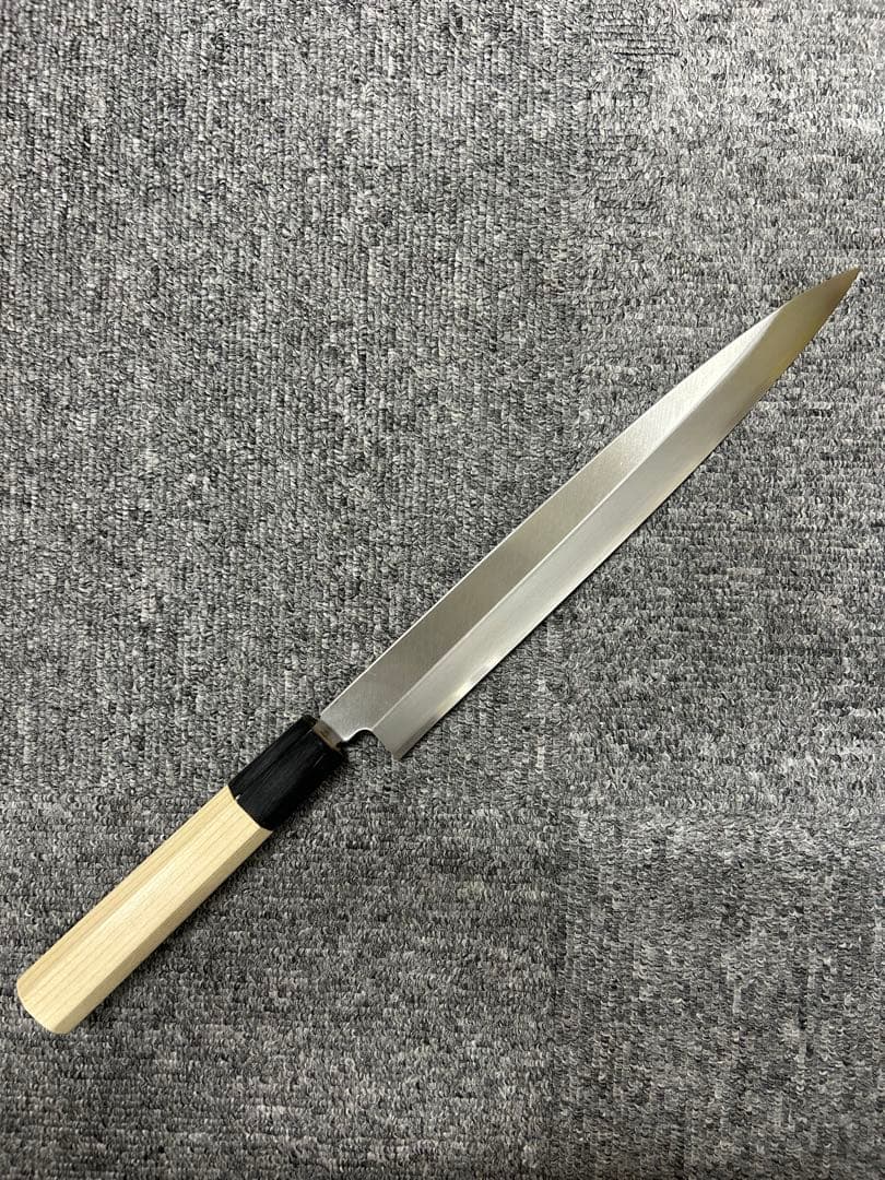 包丁 柳刃包丁 240mm モリブデンバナジュウム鋼 水牛八角柄 ②