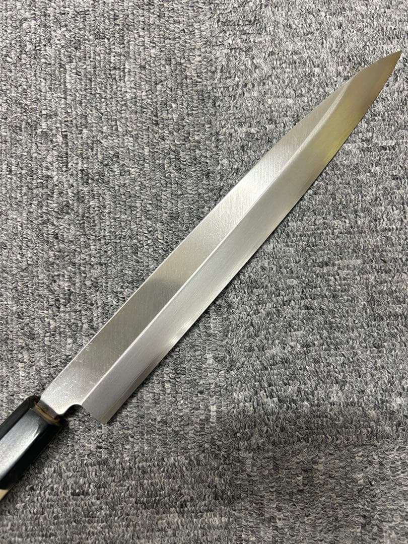 包丁 柳刃包丁 240mm モリブデンバナジュウム鋼 水牛八角柄 ②