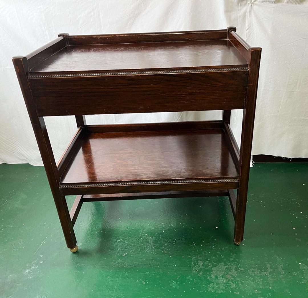 イギリスアンティーク ティー トローリー サイドテーブル