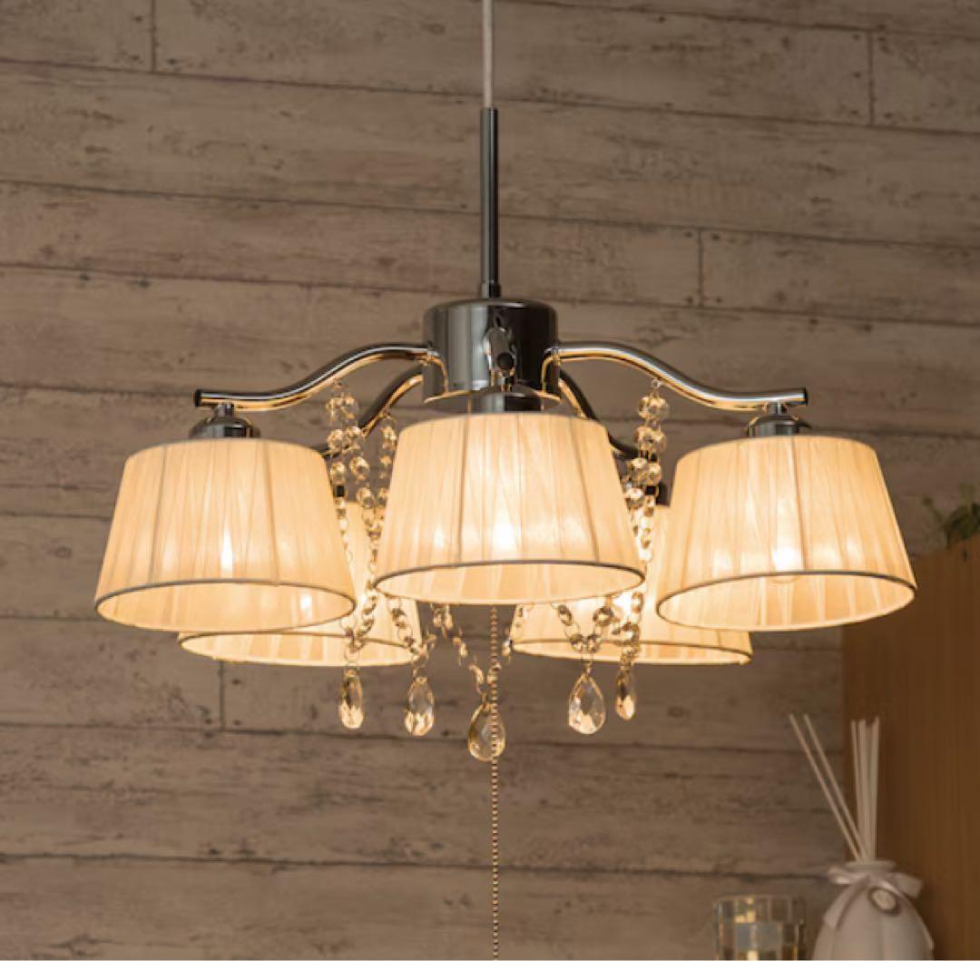 5灯シーリングライト E17口金 LED対応