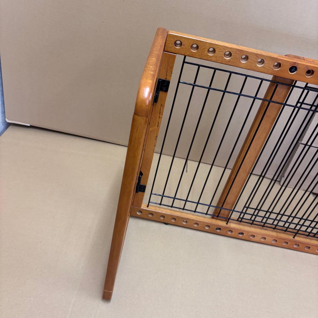 リッチェル ペット用 木製おくだけゲート ワイド