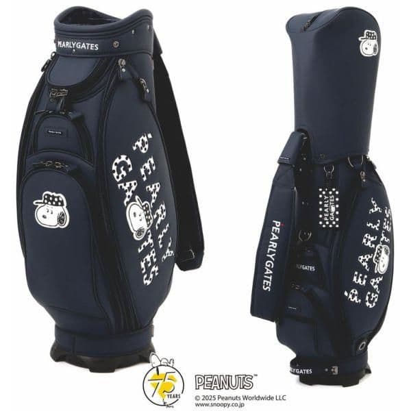 希少　パーリーゲイツ　SNOOPY　 合皮　キャディバッグ　46インチ対応