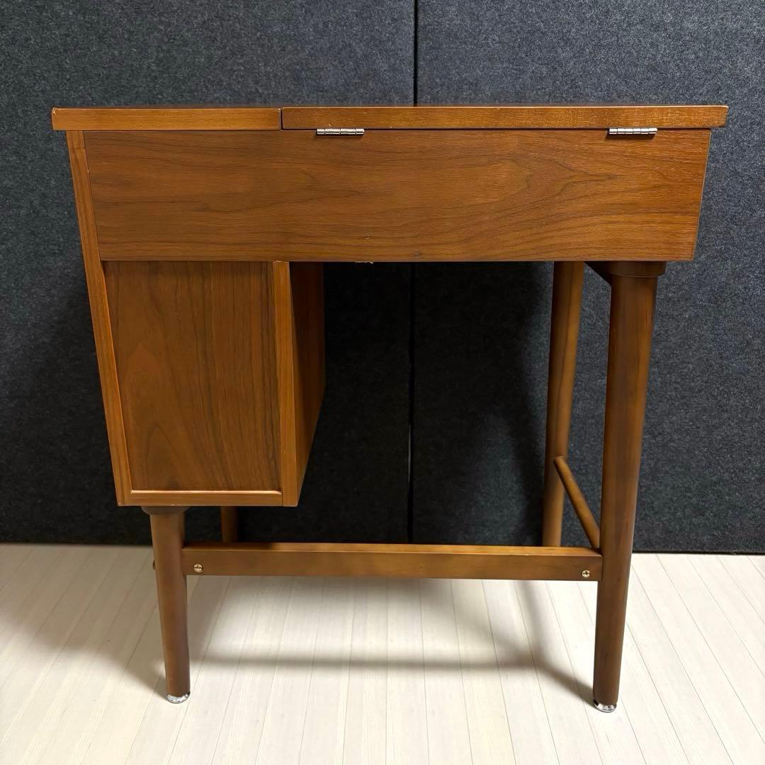 emo エモ ドレッサー 鏡台 スツール 丸椅子 化粧台 コンパクト　天然木