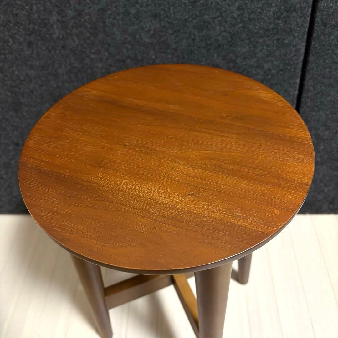 emo エモ ドレッサー 鏡台 スツール 丸椅子 化粧台 コンパクト　天然木