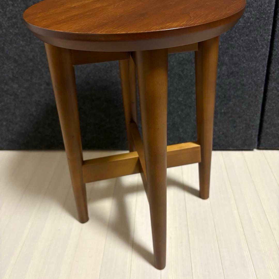 emo エモ ドレッサー 鏡台 スツール 丸椅子 化粧台 コンパクト　天然木