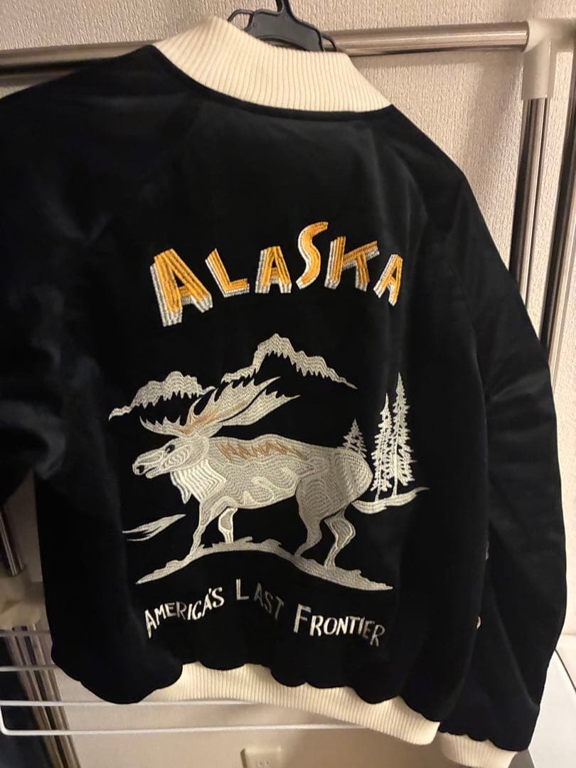 M*a様 HOUSTON スカジャン Lサイズ 黒