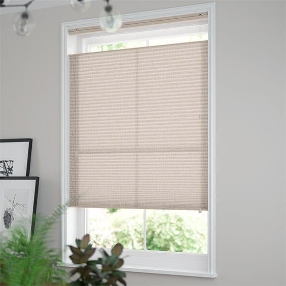 採光トップダウンハニカム　ホップサック シェード