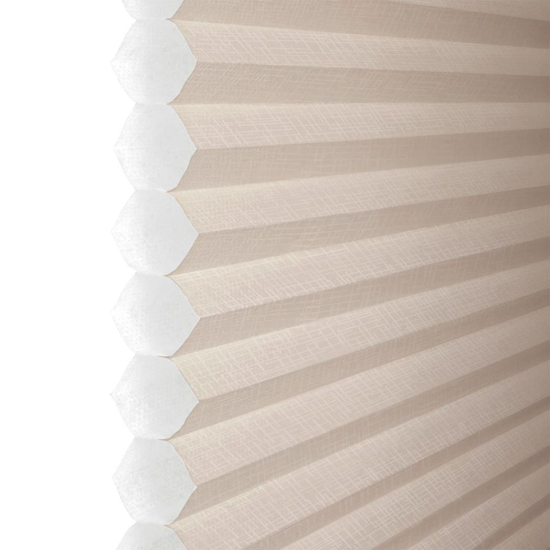 採光トップダウンハニカム　ホップサック シェード