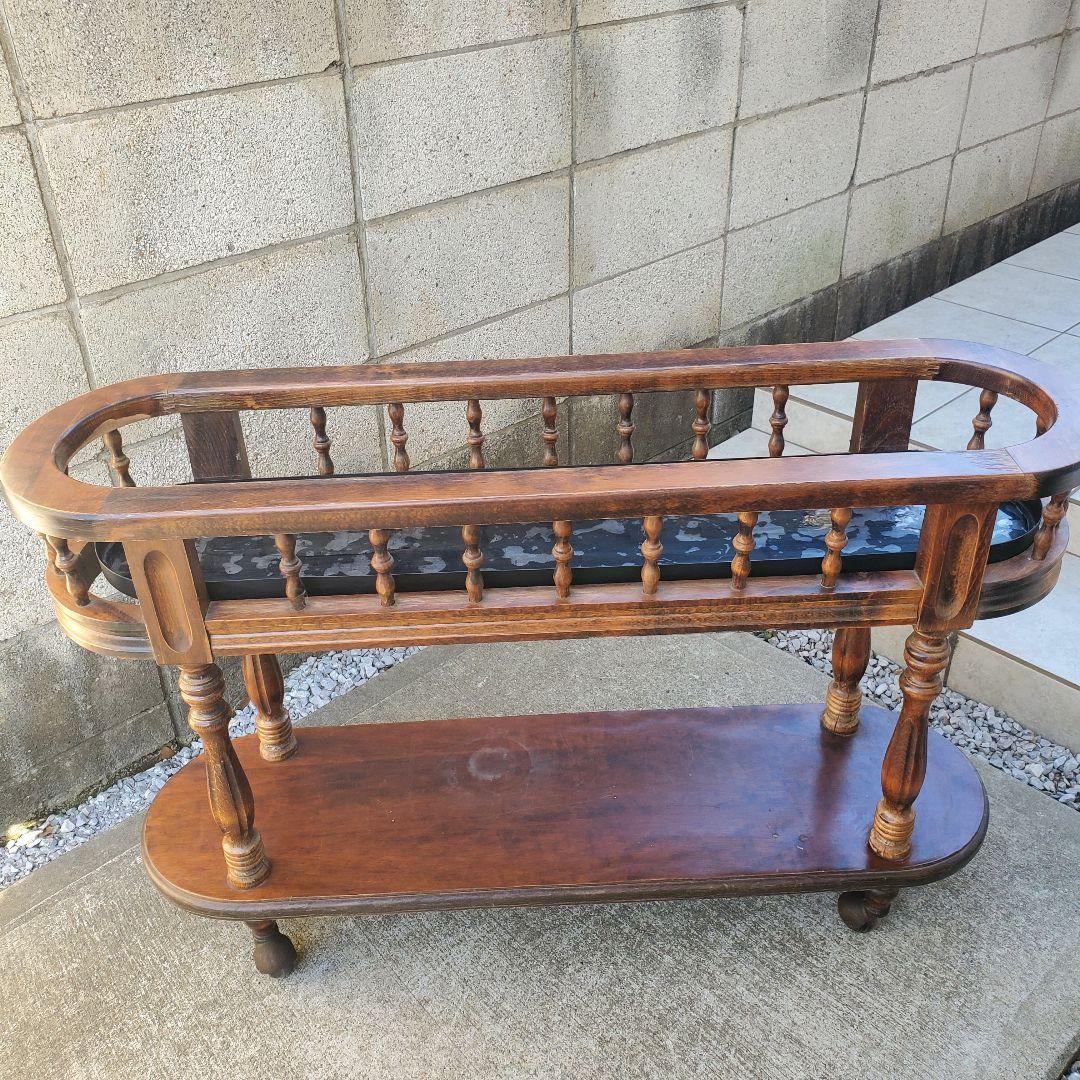 Demain ドマン イタリー 木製プランター ワゴン 木製 フラワーベース