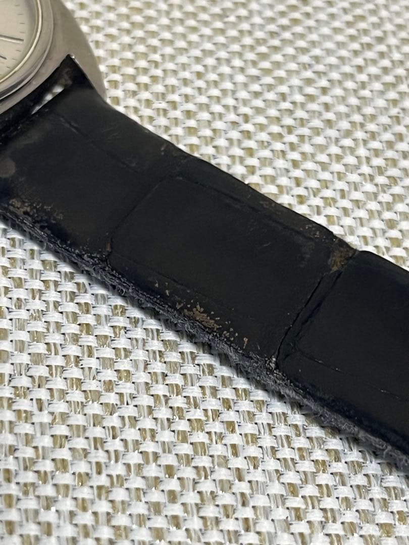 【希少】LONGINES クォーツ 腕時計 デイト シルバー文字盤 ヴィンテージ