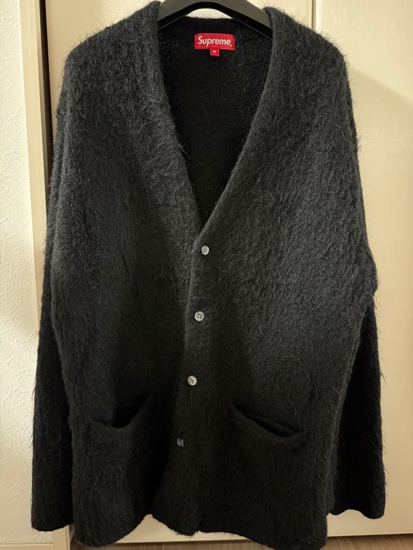 トップス 20AW supreme brushed mohair cardigan M