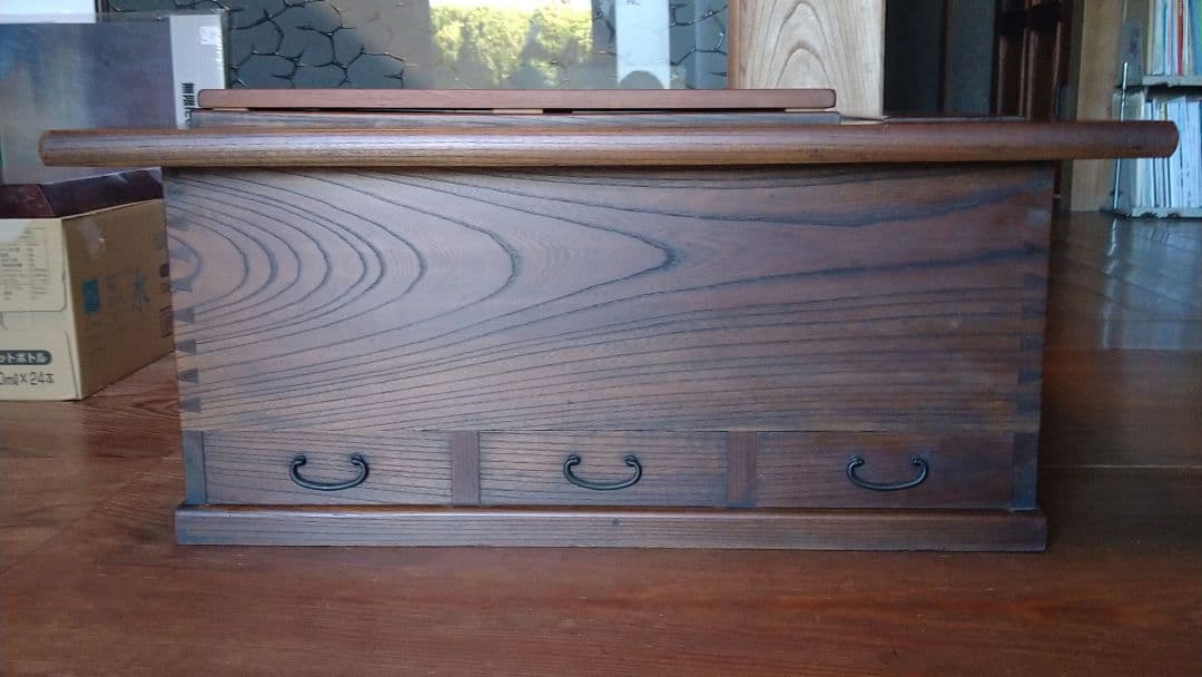 長火鉢　総欅造り