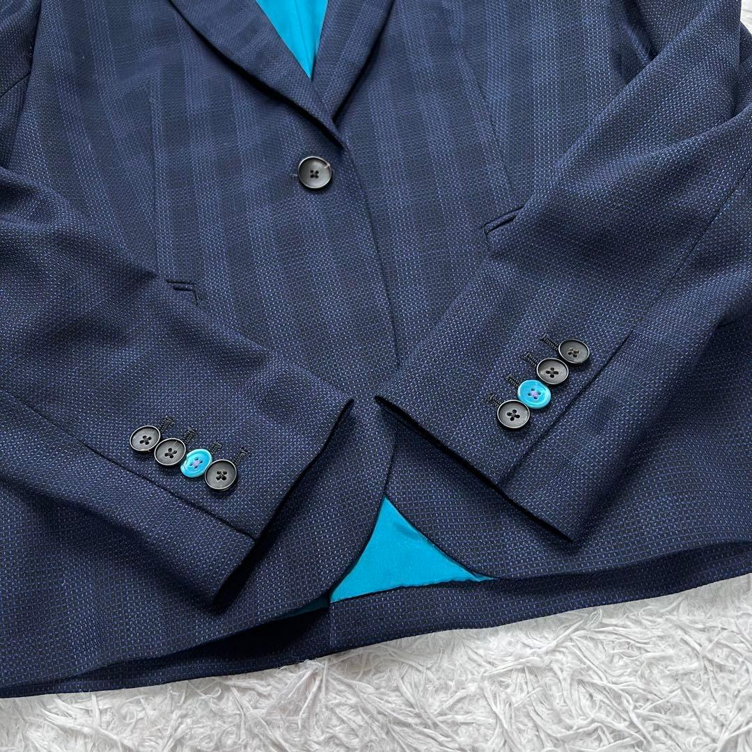 極美品 現行 PS Paul Smith セットアップ パンツスーツ ネイビー