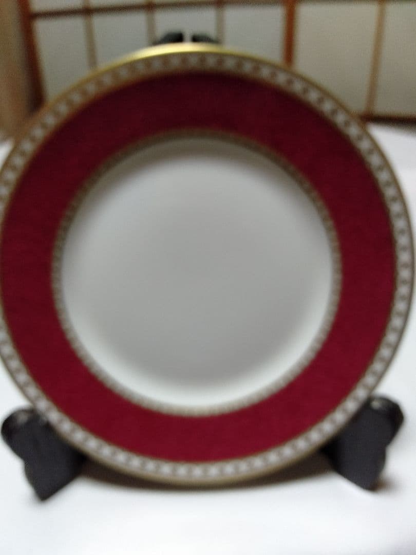 ウエッジウッド　ユーランダー　パウダールビー　カップ&ソーサー　プレート各2客