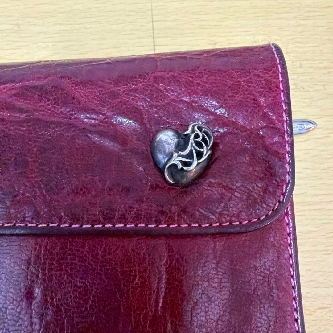 WO クロムハーツ　ウェーブウォレット　weve ハートチャーム