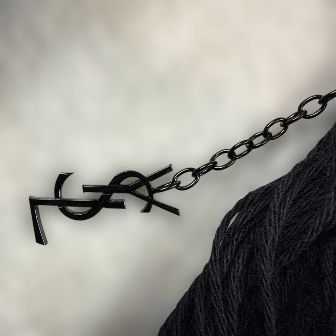 サンローラン　ベルト？　ネイビー　美品