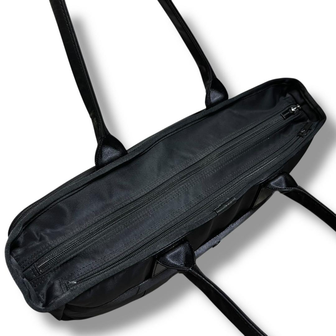 極美品✨ポーター タイム トートバッグ A4収納可能 大容量 ブラック