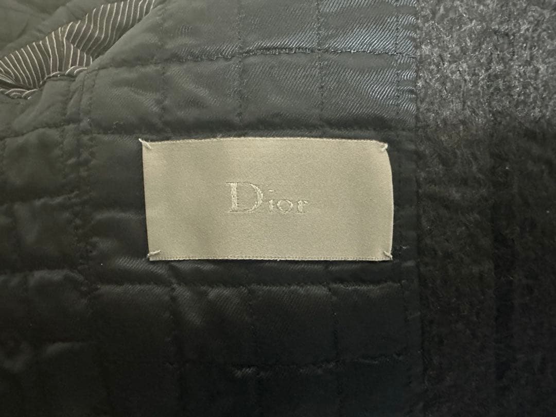 Dior Hommeディオールオム 09awモヘヤ混ラップブルゾン44◆ブラック