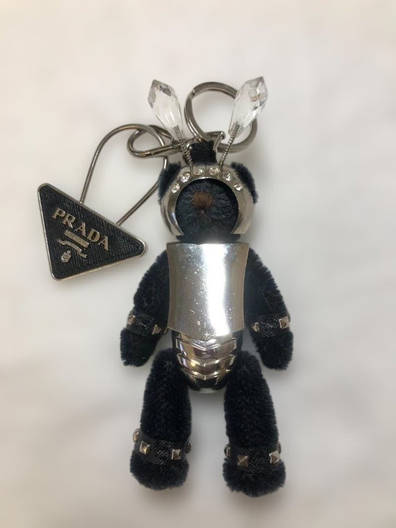 PRADA プラダ ロボット キーホルダー バッグチャーム 大型キーリング付