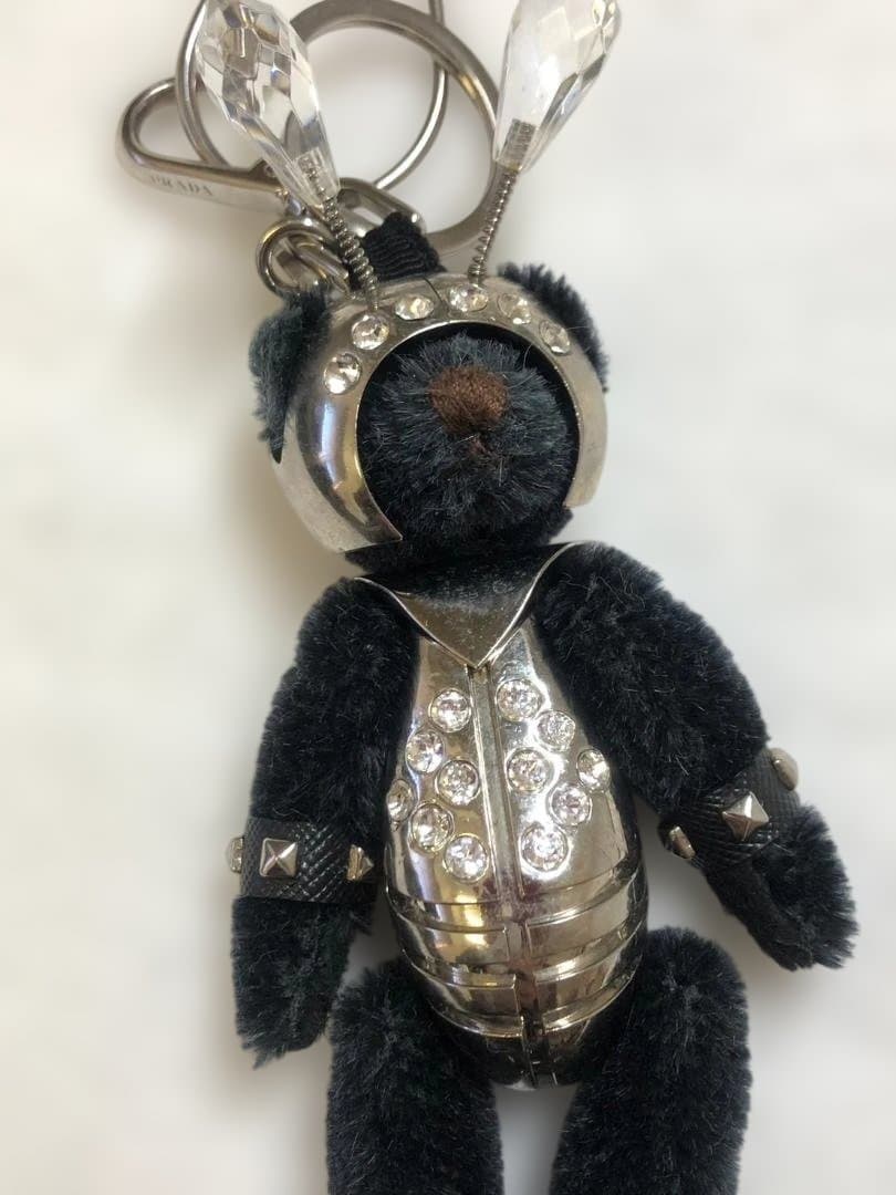 PRADA プラダ ロボット キーホルダー バッグチャーム 大型キーリング付