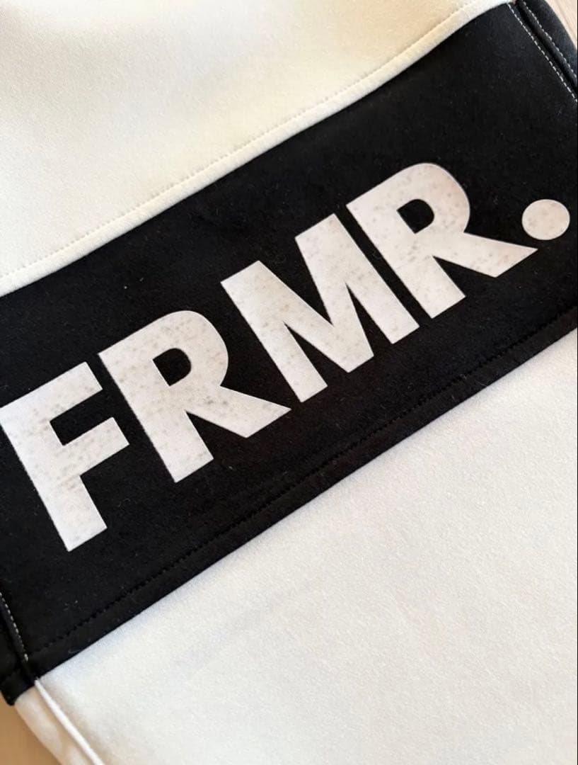 FRMR. ストレッチ　セットアップ ホワイト×ブラック　サイズ2XL