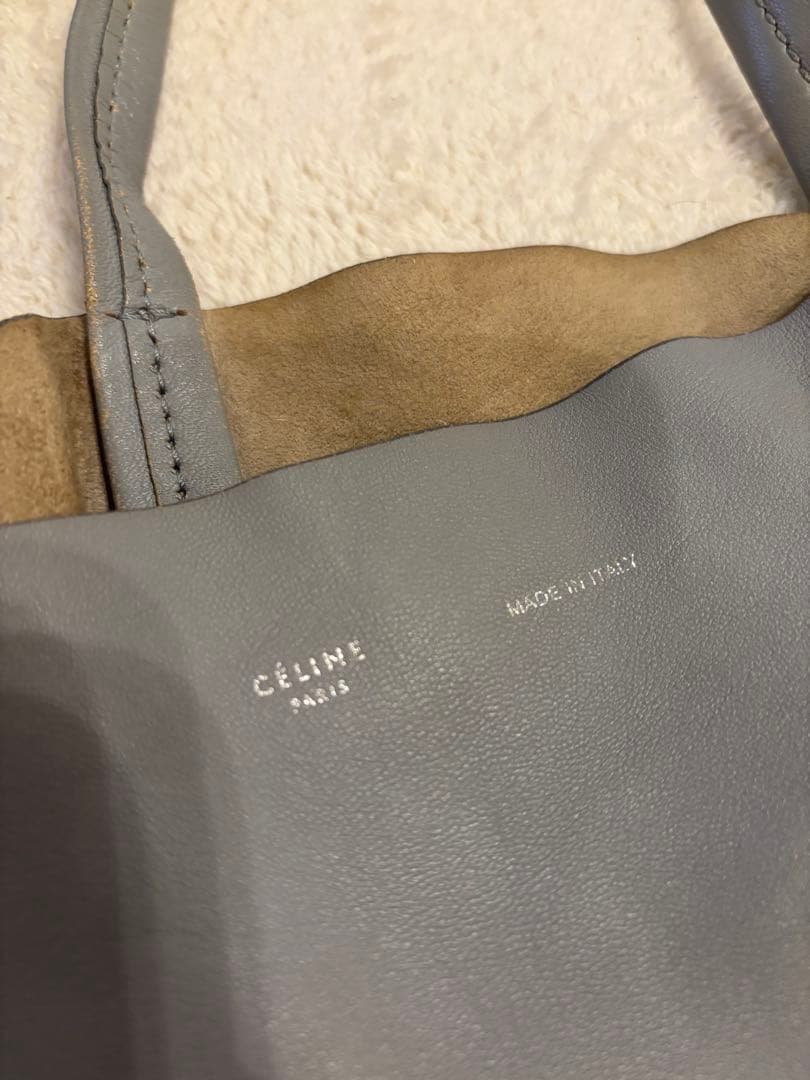 CÉLINE グレー ブルートートバッグ