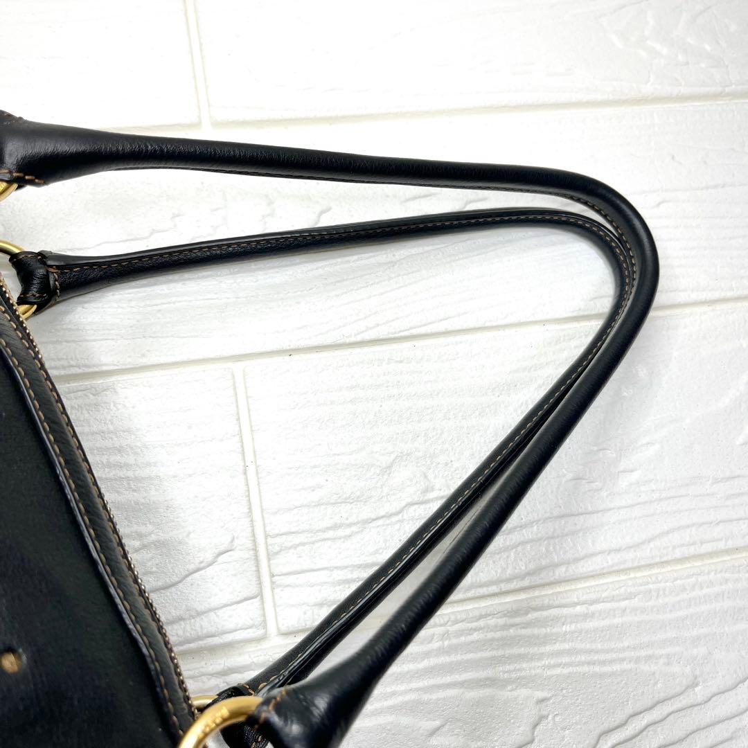 ✨上美品✨☘️LOEWE☘️✨トートバッグ✨肩掛け✨アナグラム✨ナイロンレザー✨