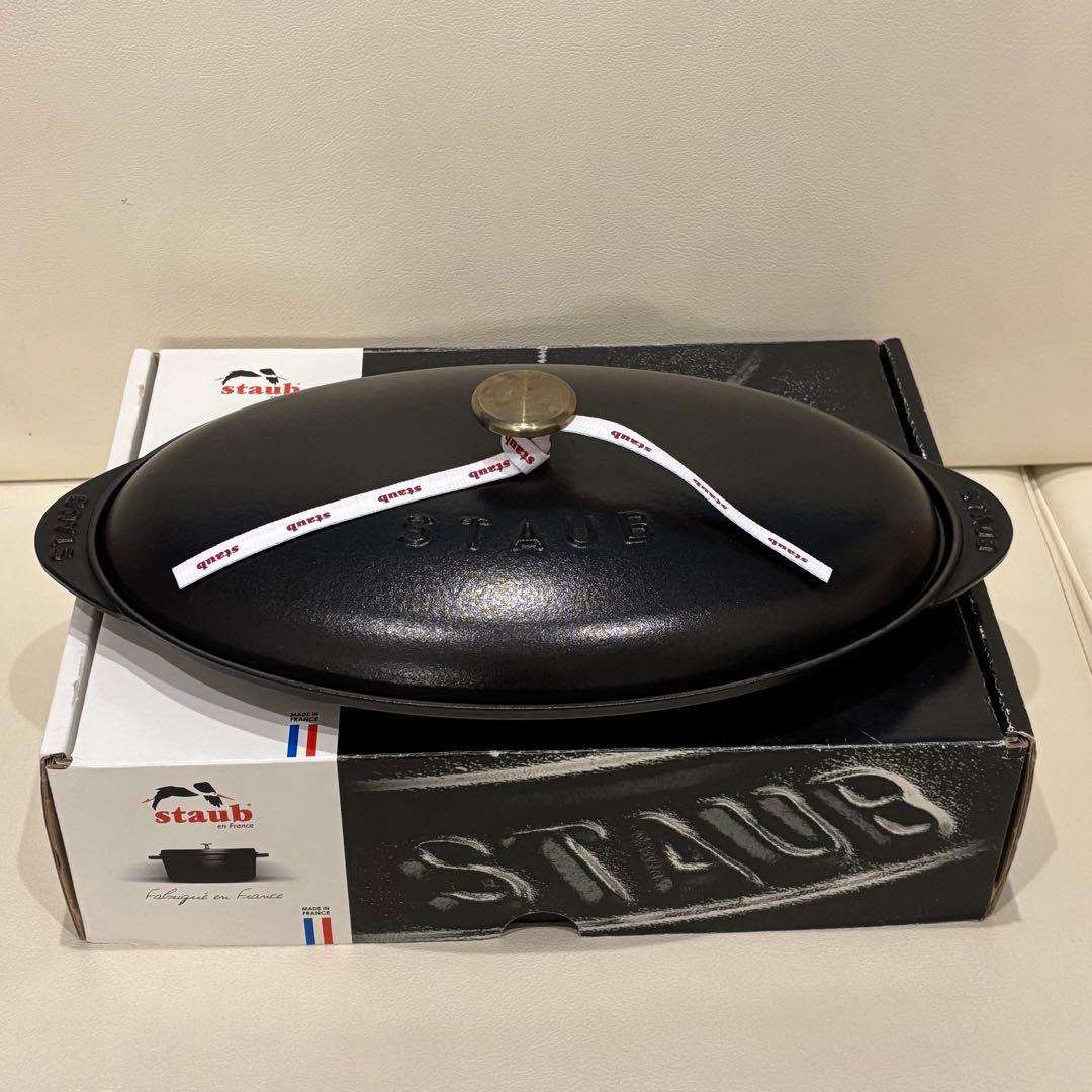 ストウブ　シャローオーバルホットプレート