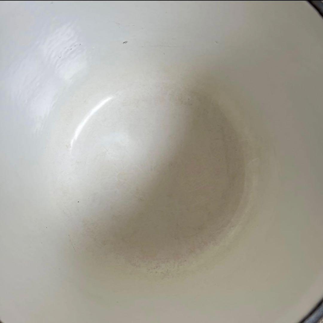 ル・クルーゼ フォンデュ鍋　　　　　　　　　　　　エンツォ マリ　 ホワイト