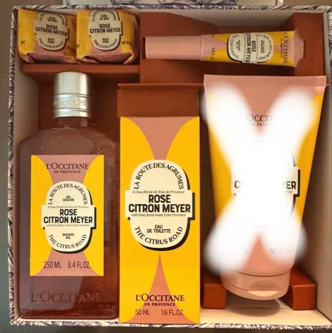 ロクシタン　ローズシトロンメイヤー　オードトワレ、シャワージェル、ネイルオイル等
