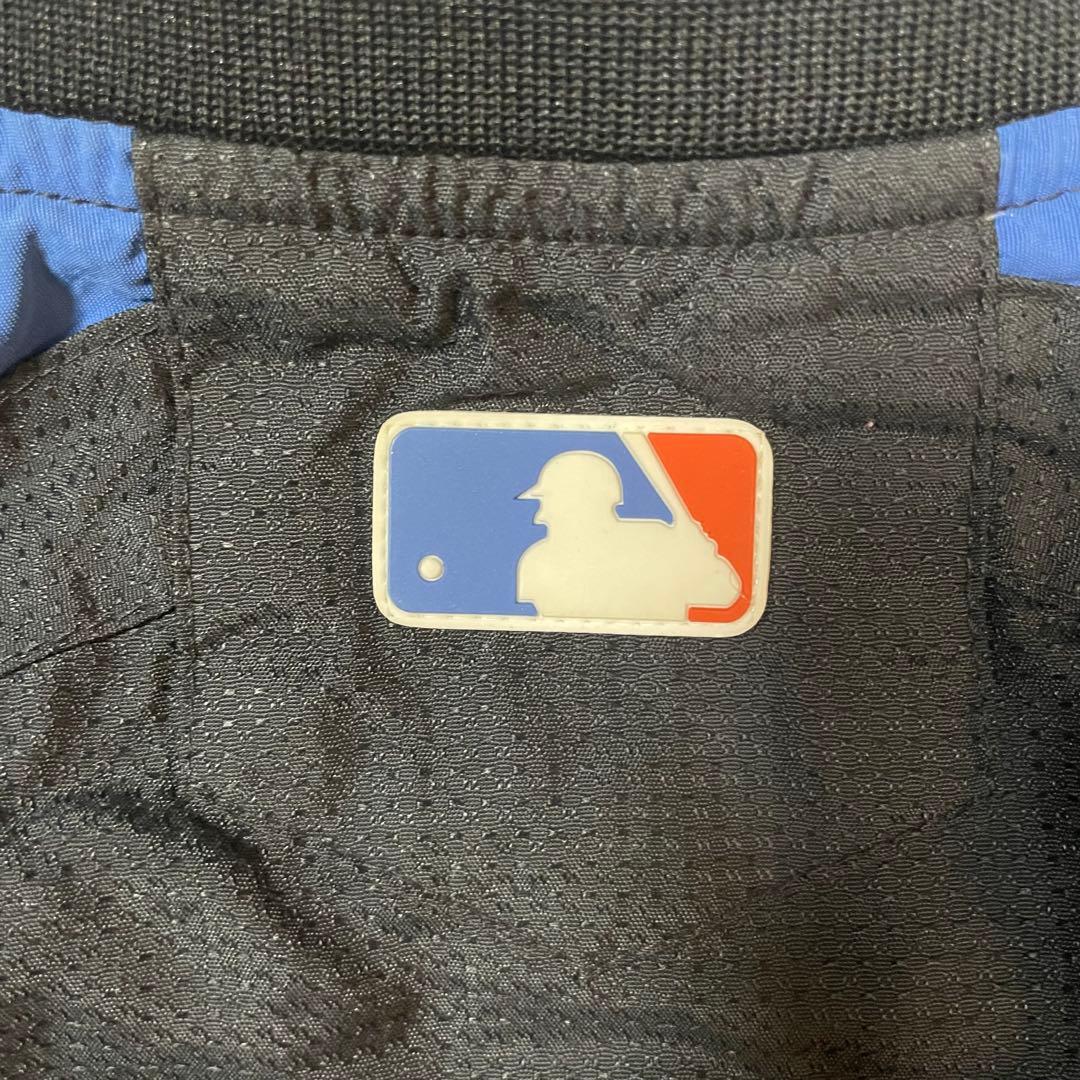 Majestic製 MLB公式 ニューヨークメッツプルオーバーハーフジップL